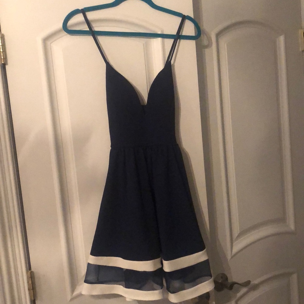 Navy blue dress